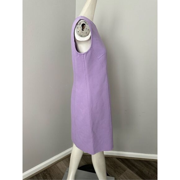 NWT Michael Kors Collection Sleeveless Wool Blend Shift Dress Freesia Size 6 $16 - Picture 7 of 11